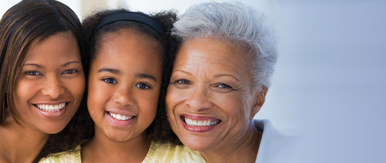 Image of three generations of women